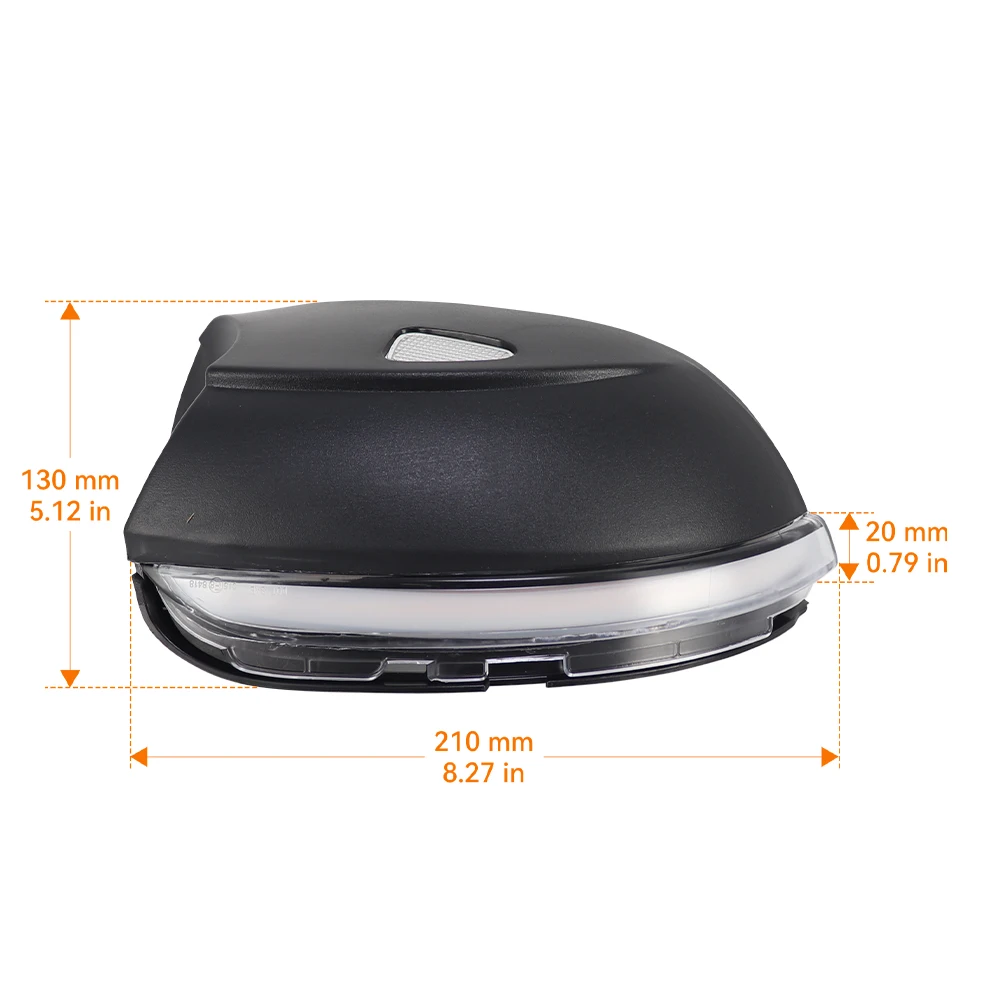 Intermitente LED dinámico secuencial espejo VW Passat B7 Scirocco CC EOS Beetle - imagen 5