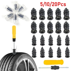 Kit reparación pinchazos neumáticos sin cámara para coche y moto