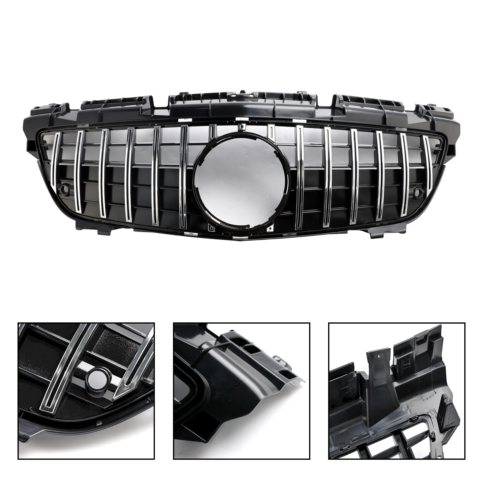 Rejilla radiador Mercedes SLK55 R172 cromada 2011-2016 - imagen 5
