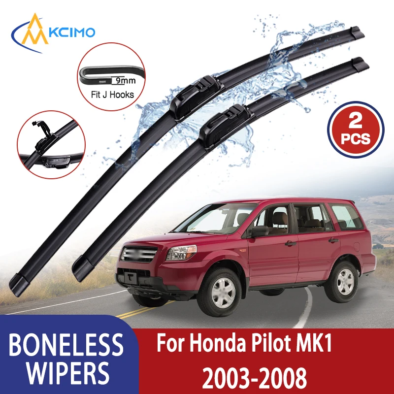 Kcimo limpiaparabrisas sin escobilla para Honda Pilot MK1 2003-2008