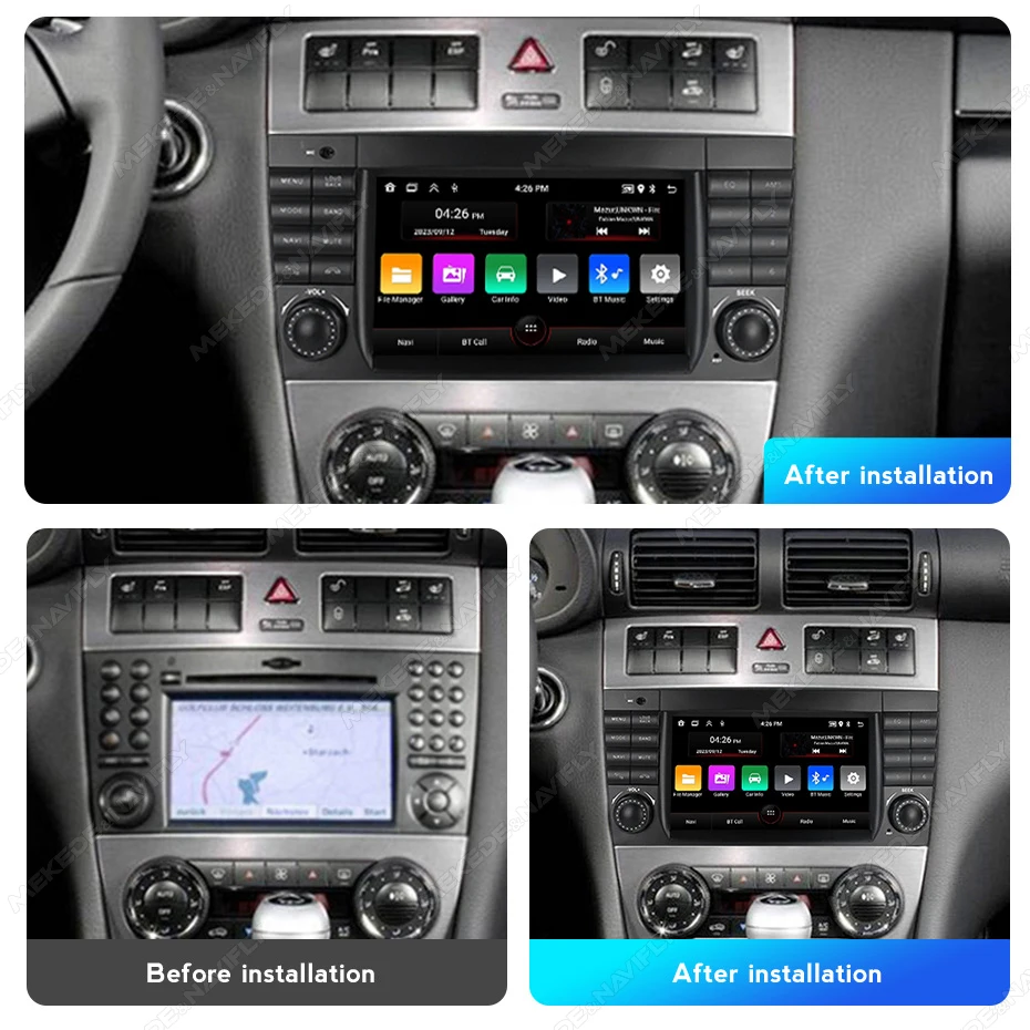Autoradio Android MEKEDE para Mercedes CLC W203 - imagen 5