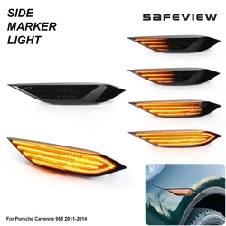 Intermitente lateral LED con luz de posición para Porsche Cayenne 958 92A 2010-2014