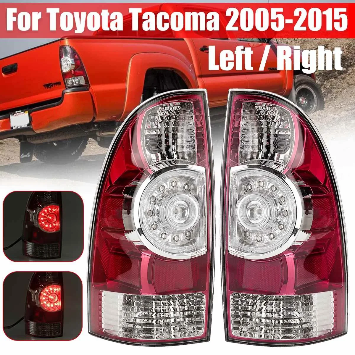 Luz trasera LED de freno para Toyota Tacoma 2005-2015