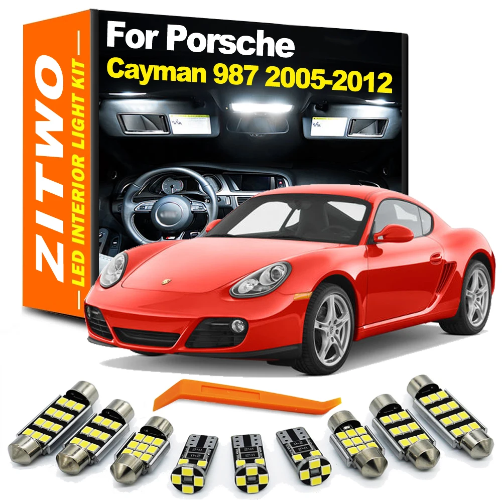 Bombillas LED interiores ZITWO para Porsche Cayman 987 (2005-2012)