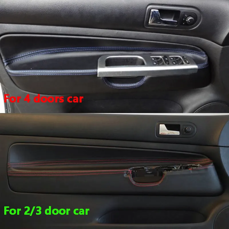 Funda de cuero para reposabrazos de puerta VW Golf IV, Bora y Jetta - imagen 5