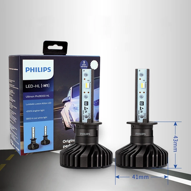 Philips Ultinon Pro9000 visión frontal