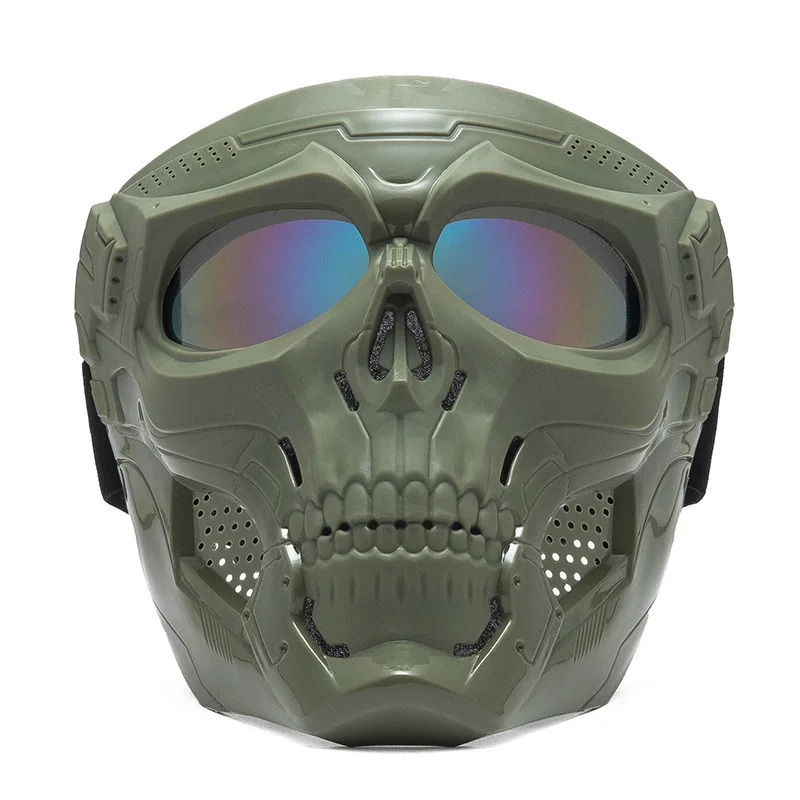 Máscara de motocross con gafas y diseño de calavera - imagen 4