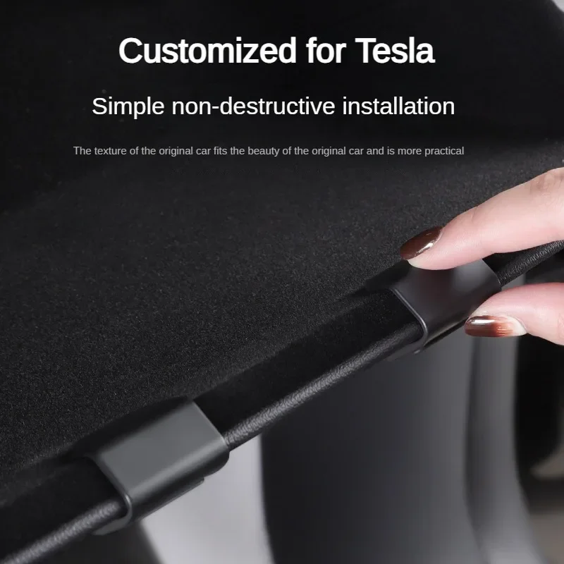 Gancho oculto para bolso y paraguas Tesla Model 3 Highland y Model Y - imagen 5