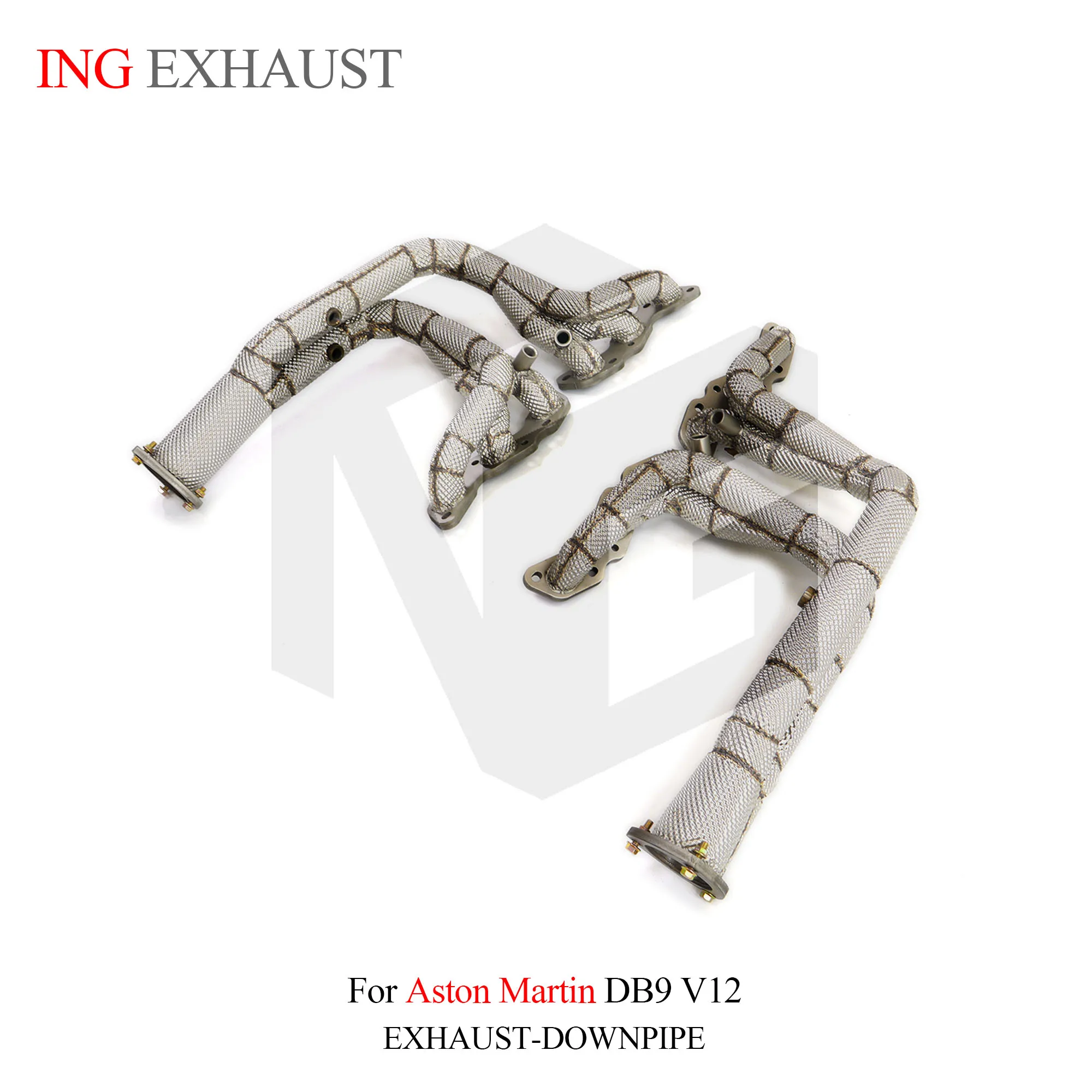 Colector escape ING para Aston Martin DB9 V12 6.0L - imagen 4