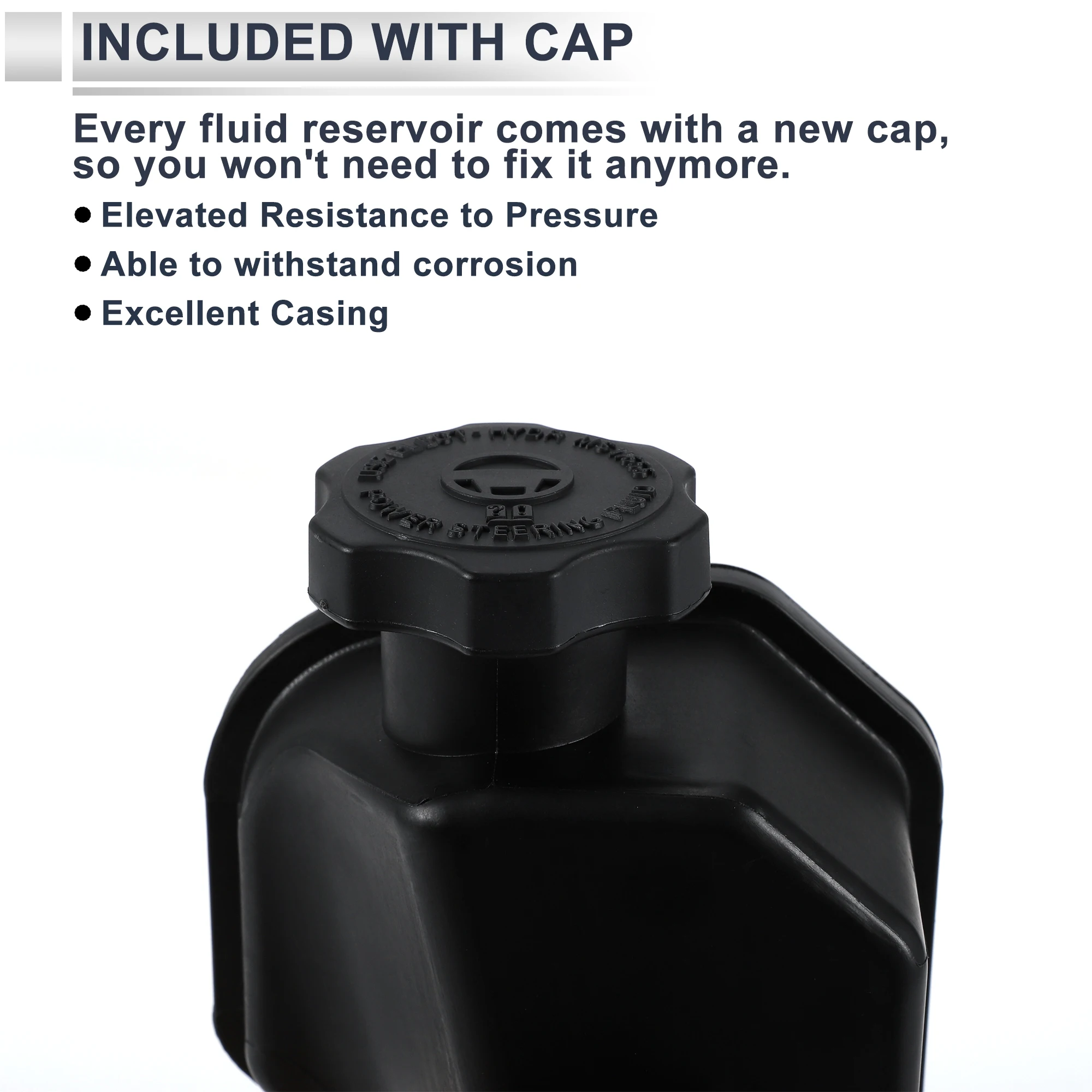 Depósito de dirección asistida UXCELL para Jeep Grand Cherokee 2005-2007 No.52089339AC 1 pieza - imagen 5