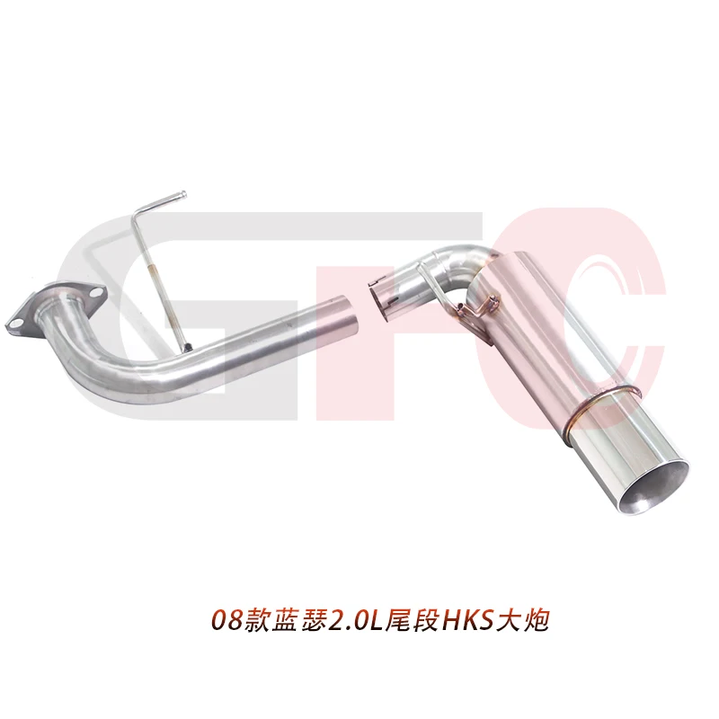 Sistema de escape para la sección trasera Mitsubishi Lancer 2.0L 08-12, con silenciador estilo HKS fabricado en acero inoxidable 304. - imagen 3