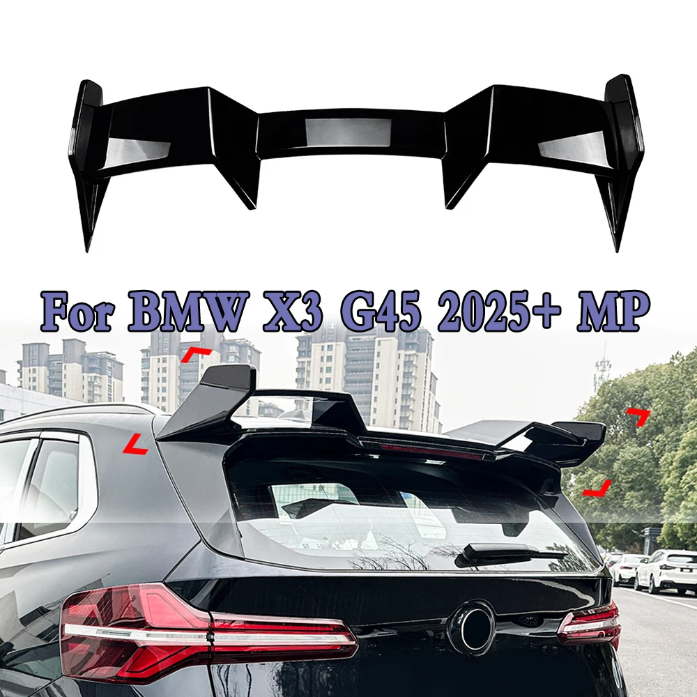 Para BMW X3 G45 2024 a 2026 alerón trasero de coche alerón de viento fijo alerón trasero automático accesorios de decoración modificados MP - imagen 3