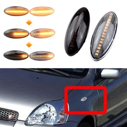 Luz de giro LED dinámica para Toyota Yaris Auris Mk1 Corolla RAV4 Mk3