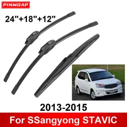 Juego limpiaparabrisas SsangYong Stavic delantero y trasero