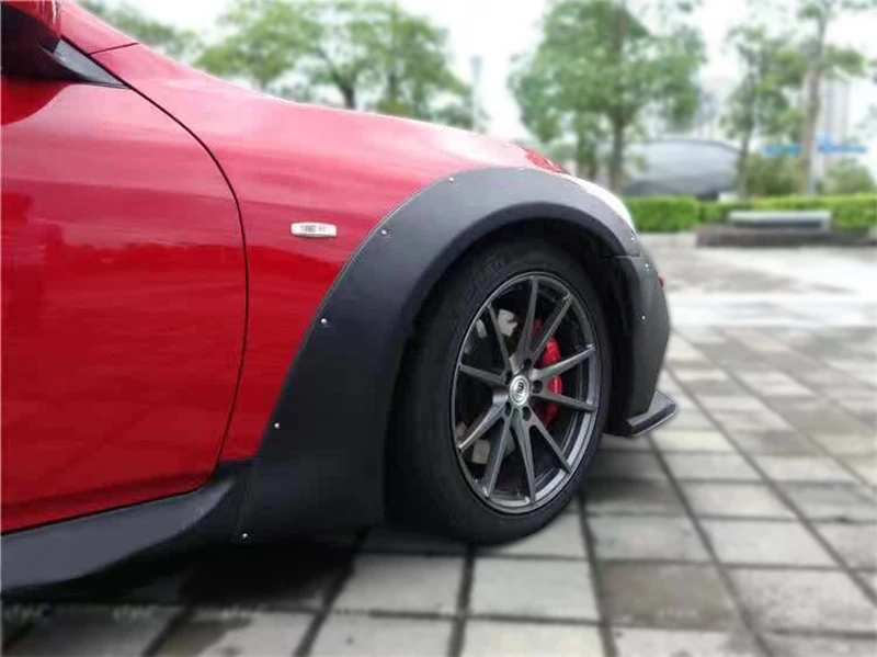 Guardabarros delantero fibra de vidrio estilo Infiniti G37 LB - imagen 2