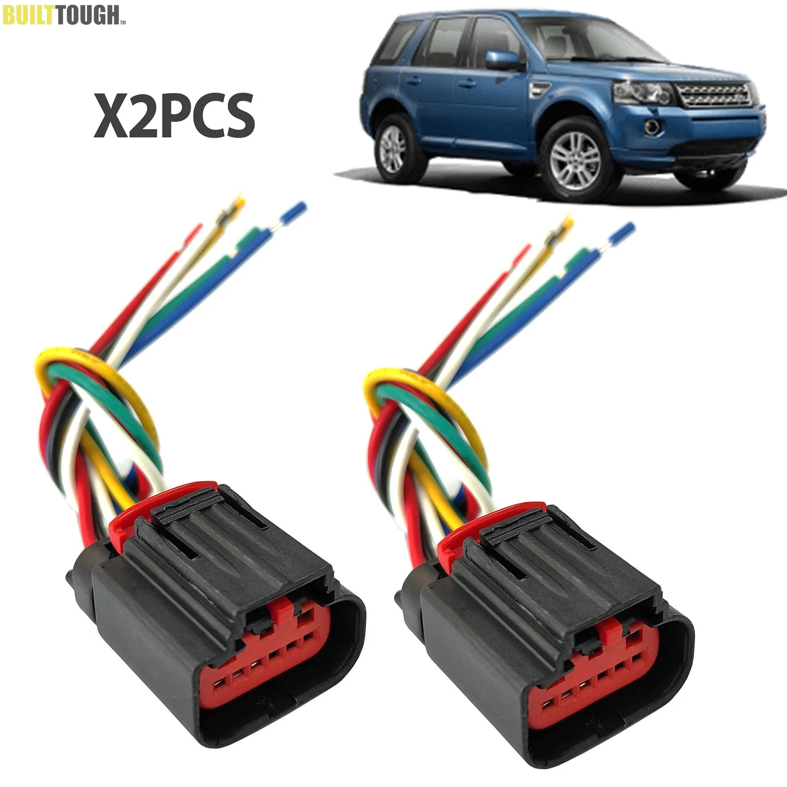 2 piezas para Land Range Rover Sport Evoque Freelander II Defender L316 Discovery Sport MAF Sensor de flujo de aire masivo conector enchufe cableado