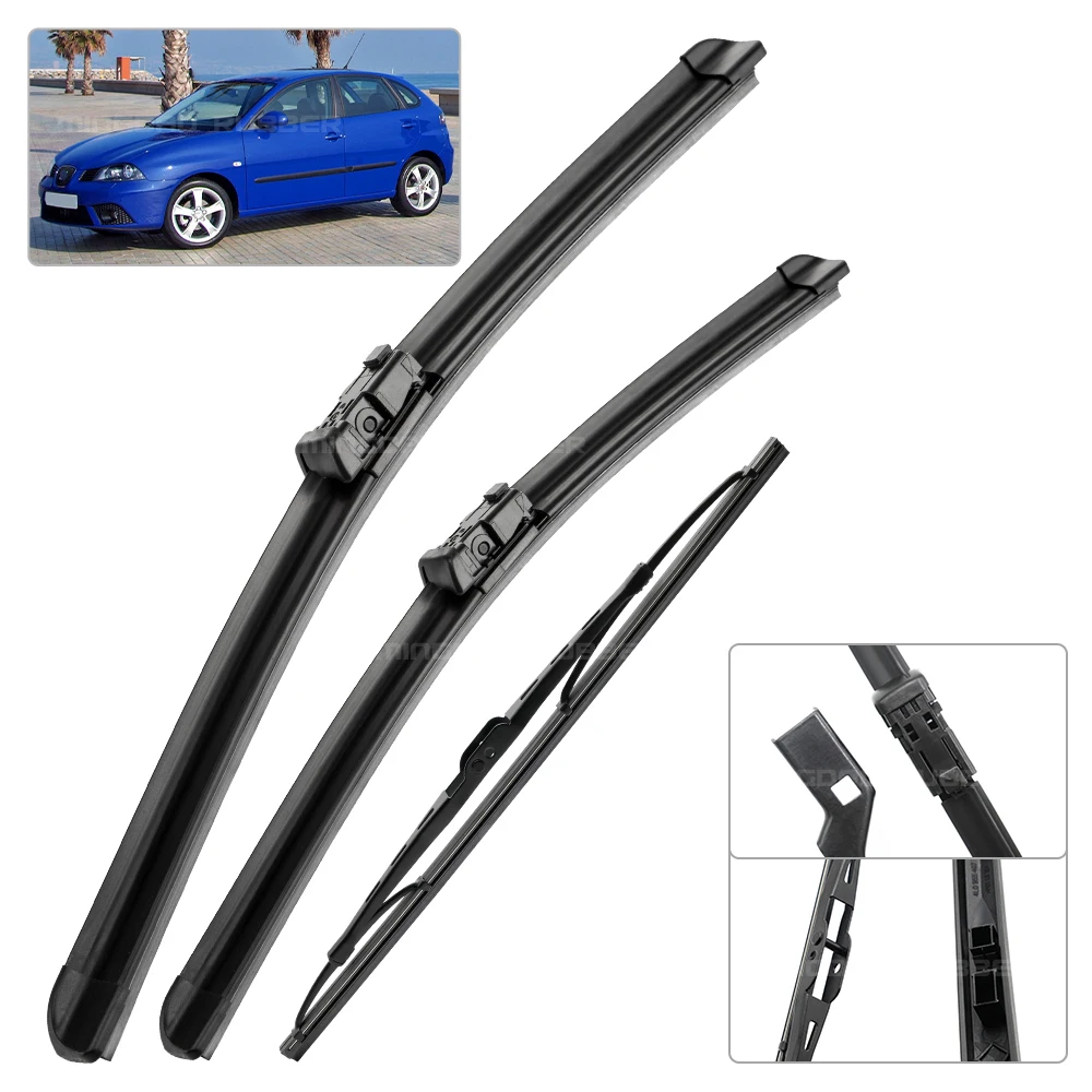 Escobillas limpiaparabrisas para Seat Ibiza 6L 2006-2008 - imagen 2