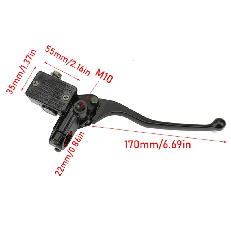 Cilindro maestro de freno derecho para Kawasaki KL600/KLR250 - imagen 2