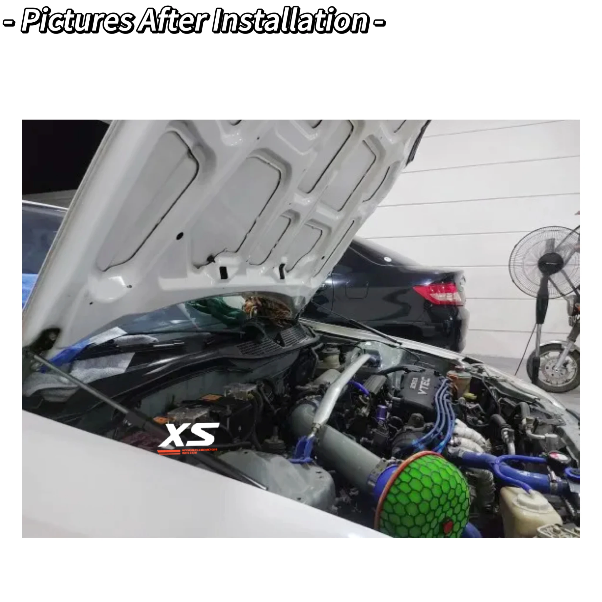 Amortiguadores de gas para capó Honda Civic VI 1996-2000 EJ/EK/EM - imagen 3
