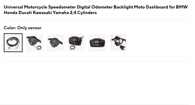 Universal Motorcycle Speedometer