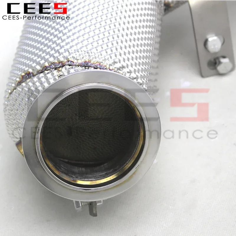 Tubo escape CEES acero inoxidable catalizador BMW M5 F10/M6 F06 4.4 - imagen 3