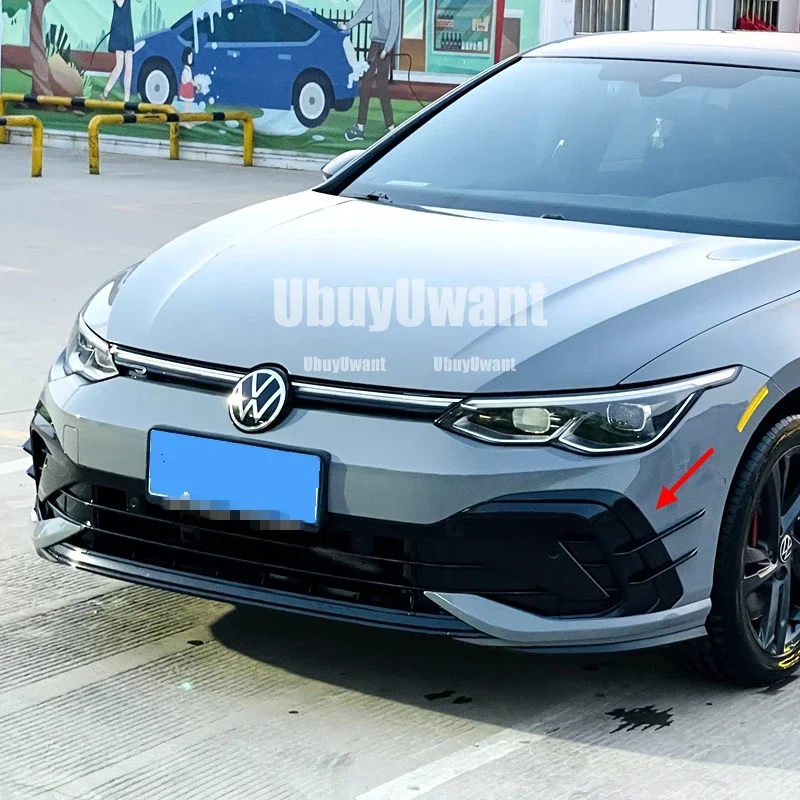 Kit carrocería Golf 8 GTI MK8 – canard y divisor aerodinámico negro brillante - imagen 3