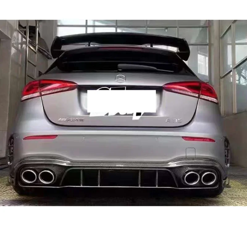 Difusor trasero fibra carbono Mercedes AMG W177 Clase A - imagen 3