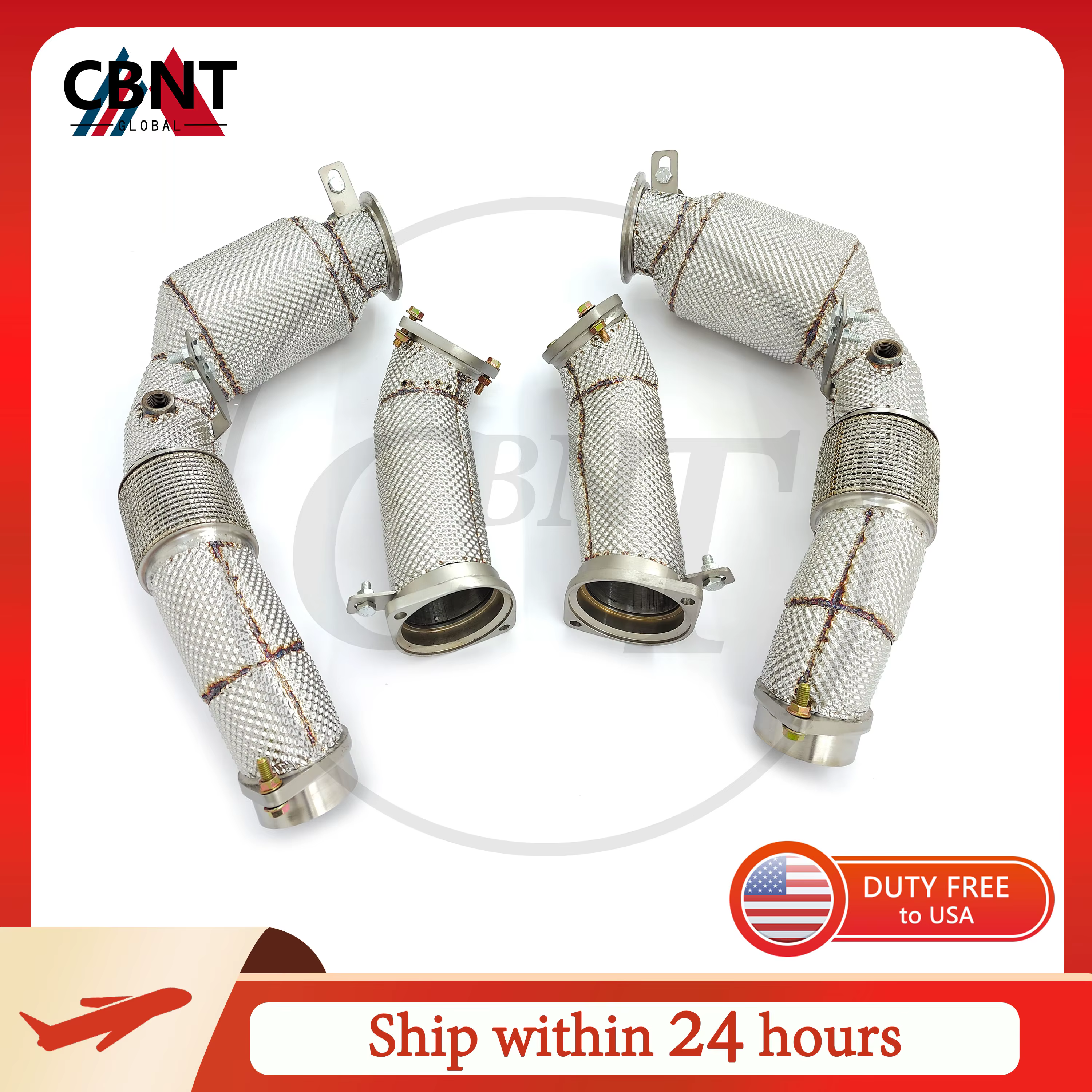 Tubo de bajada CBNT para BMW M5 G90/G99 S68 4.4 V8