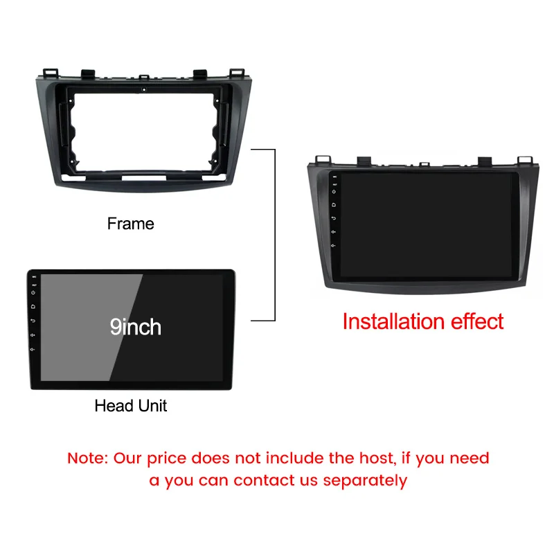 Marco radio 9" Mazda 3 2010-2012 con Canbus integrado - imagen 4