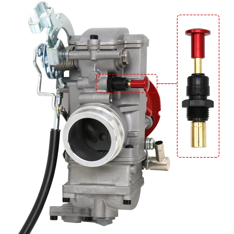 ZSDTRP-carburador deslizante plano para KEIHIN FCR-MX, botón de arranque en caliente, válvula de arranque FCR Carb Comp 1166-845-2100 / 021-738 - imagen 4