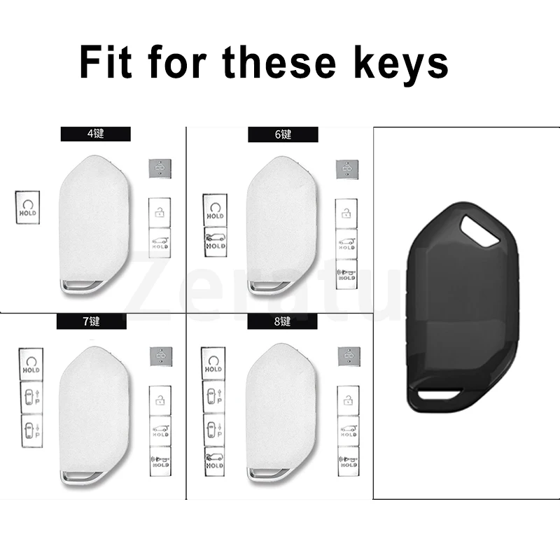Funda transparente de TPU para mando de coche