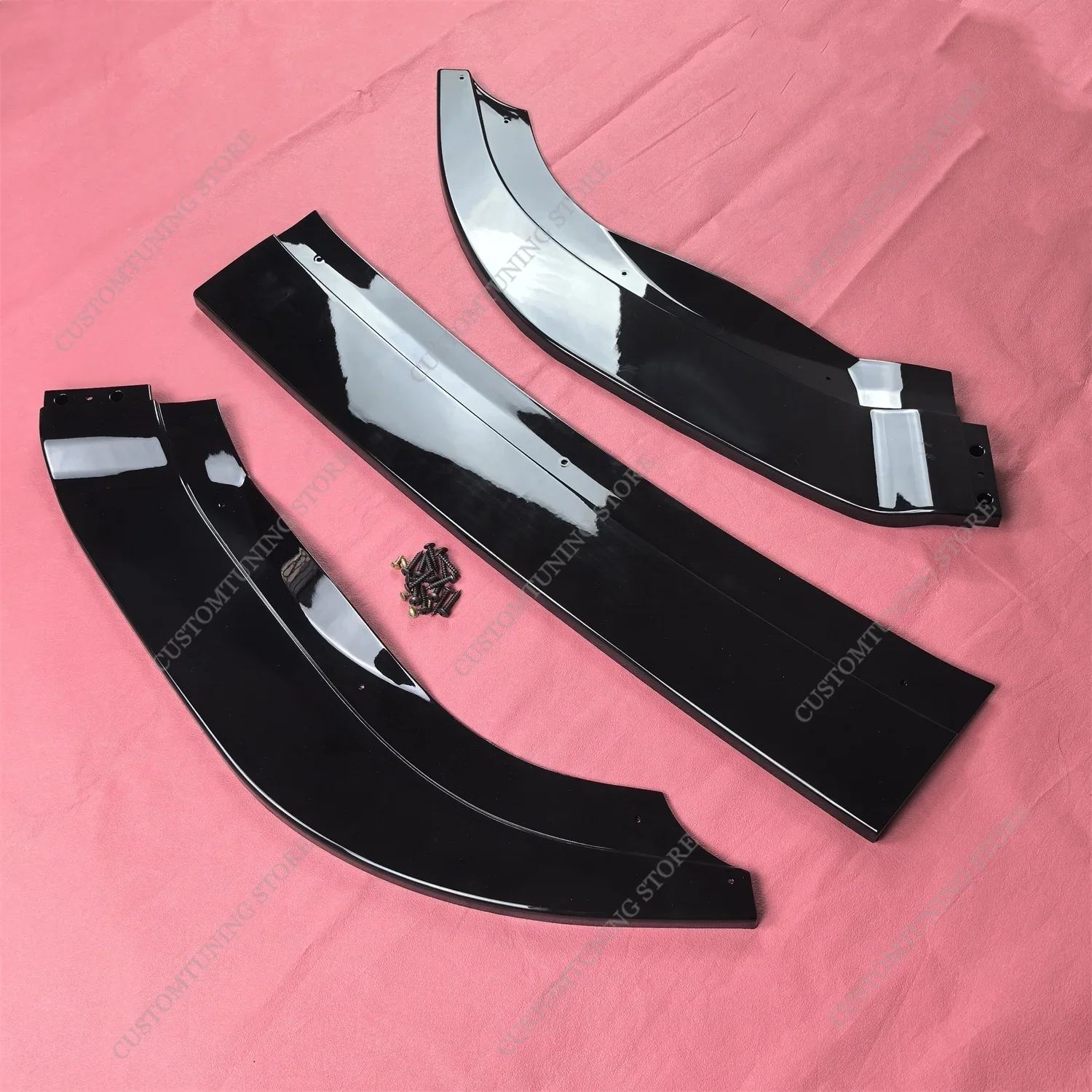 Separador alerón divisor frontal estilo R negro – VW Polo 8 AW 1.0 TSI/TGI 2021-2024 - imagen 4