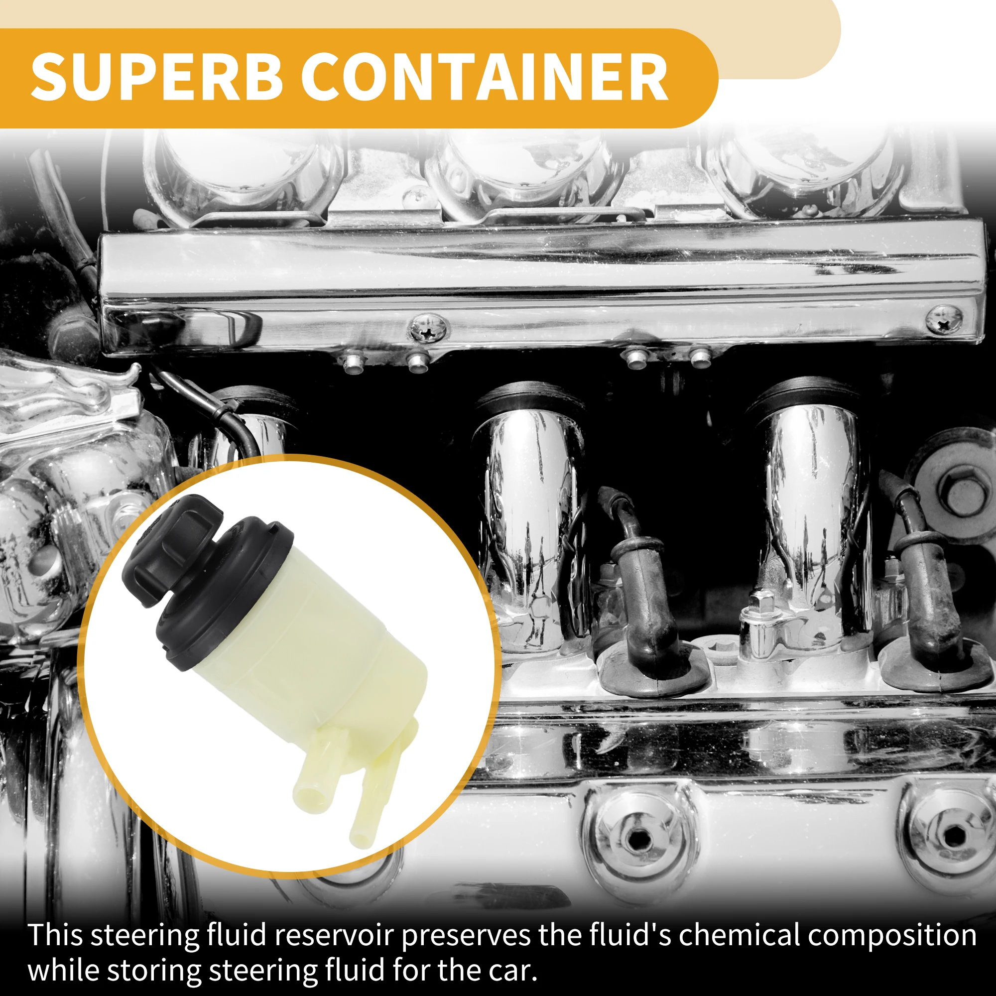 Depósito de dirección asistida automotriz UXCELL No. 571502 G000 para Kia Optima 2006 2007 2008 2009 2010 - imagen 3