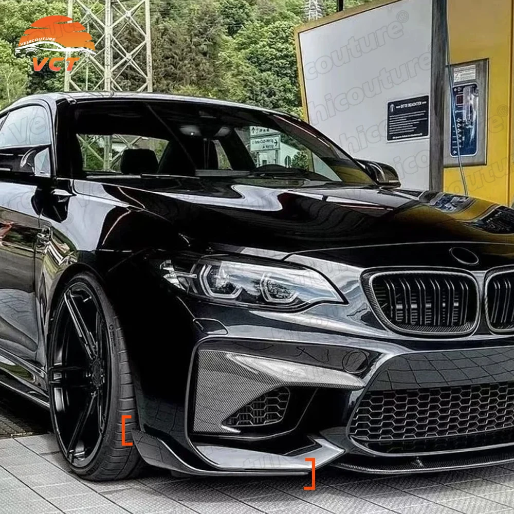 Splitter lateral fibra carbono BMW M2 F87 - imagen 3