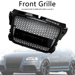 Parrilla delantera tipo panal estilo RS3 para Audi A3 8P 2008-2013