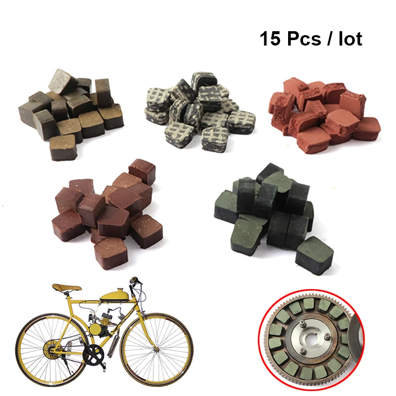 Kit de 15 almohadillas de embrague para bicicletas 49cc-80cc