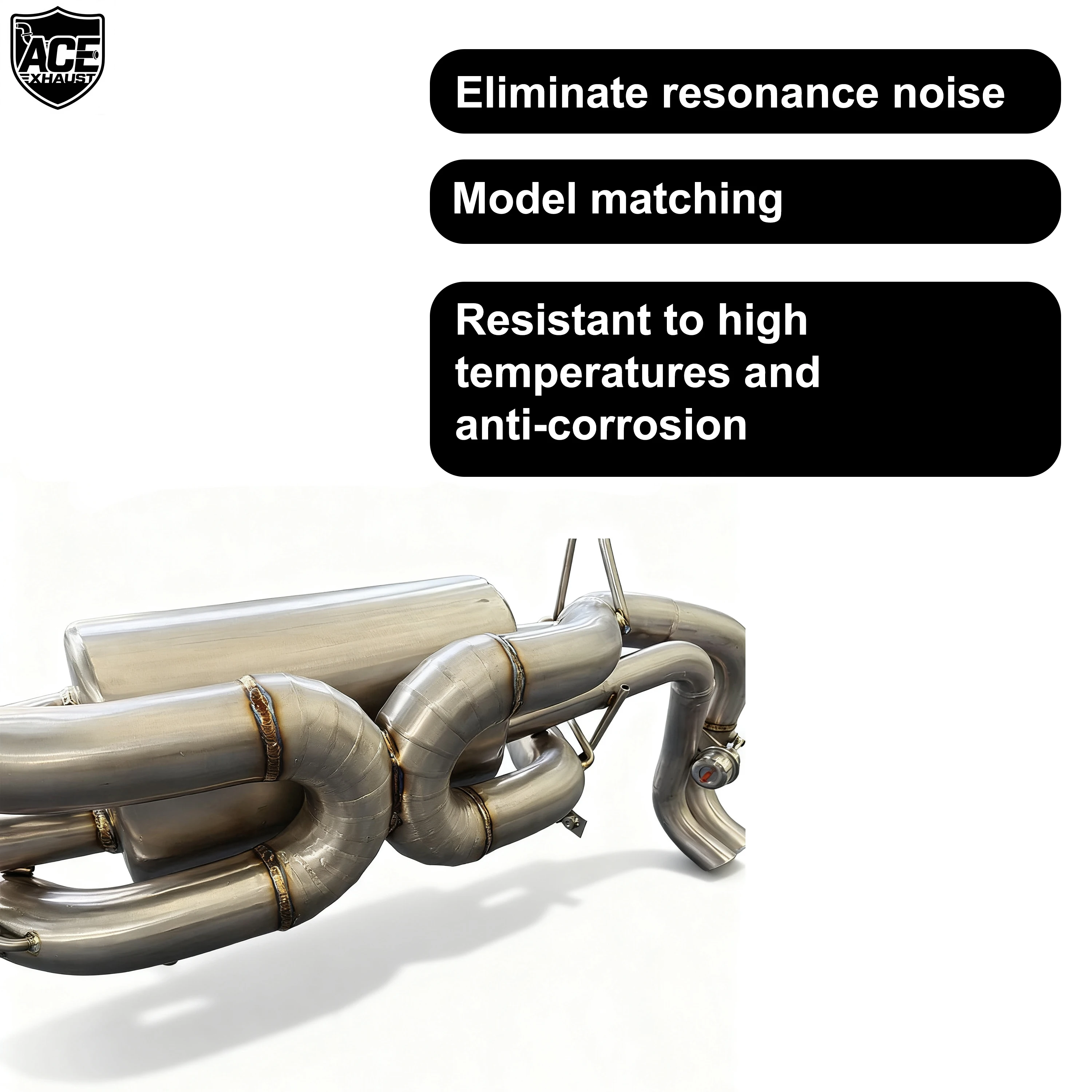 ACE tubo escape inoxidable Audi R8 V10 5.2L catback rendimiento - imagen 2