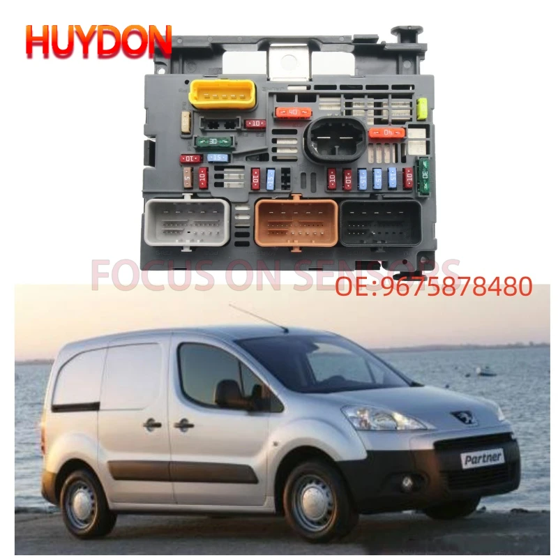 9675878480 Módulo de caja de fusibles Peugeot Partner Tepee 1.6 VTi