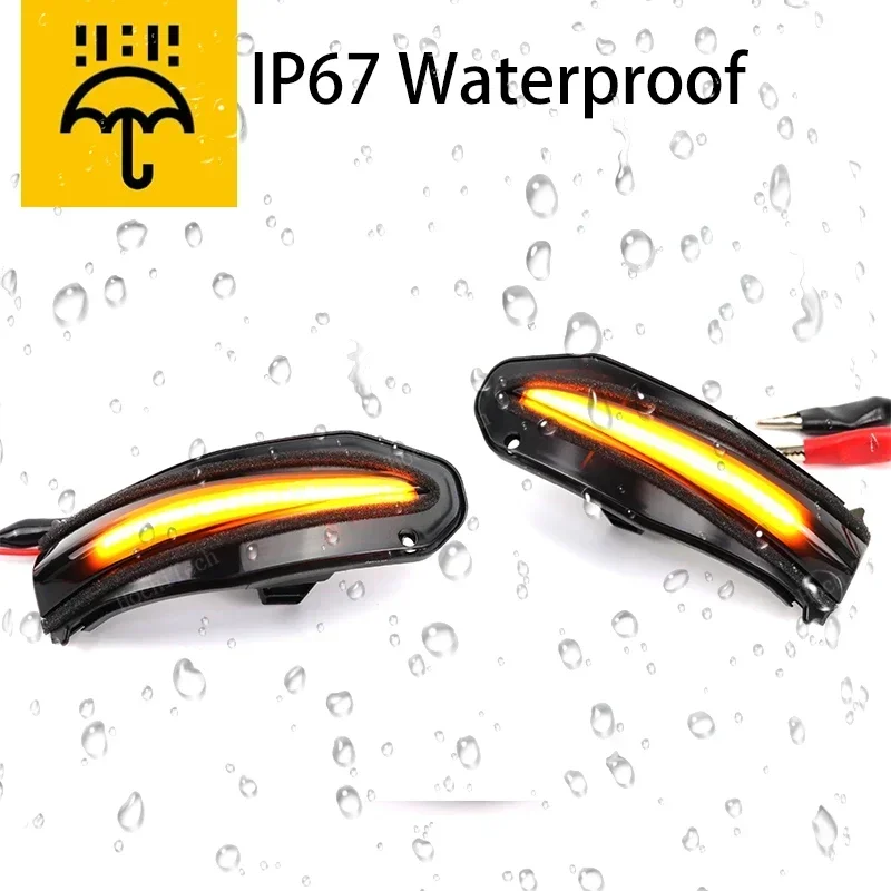 Intermitente dinámico LED de espejo para Toyota RAV4 XA40 - imagen 4