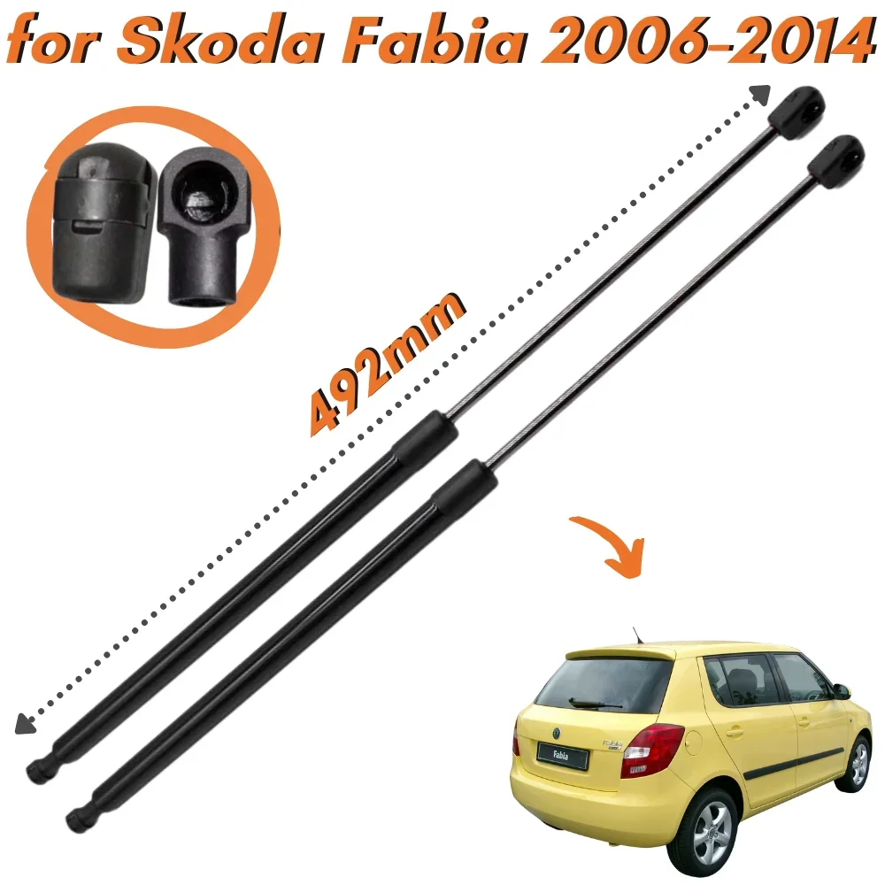 Puntales de maletero a gas para Skoda Fabia 5p 2006-2014