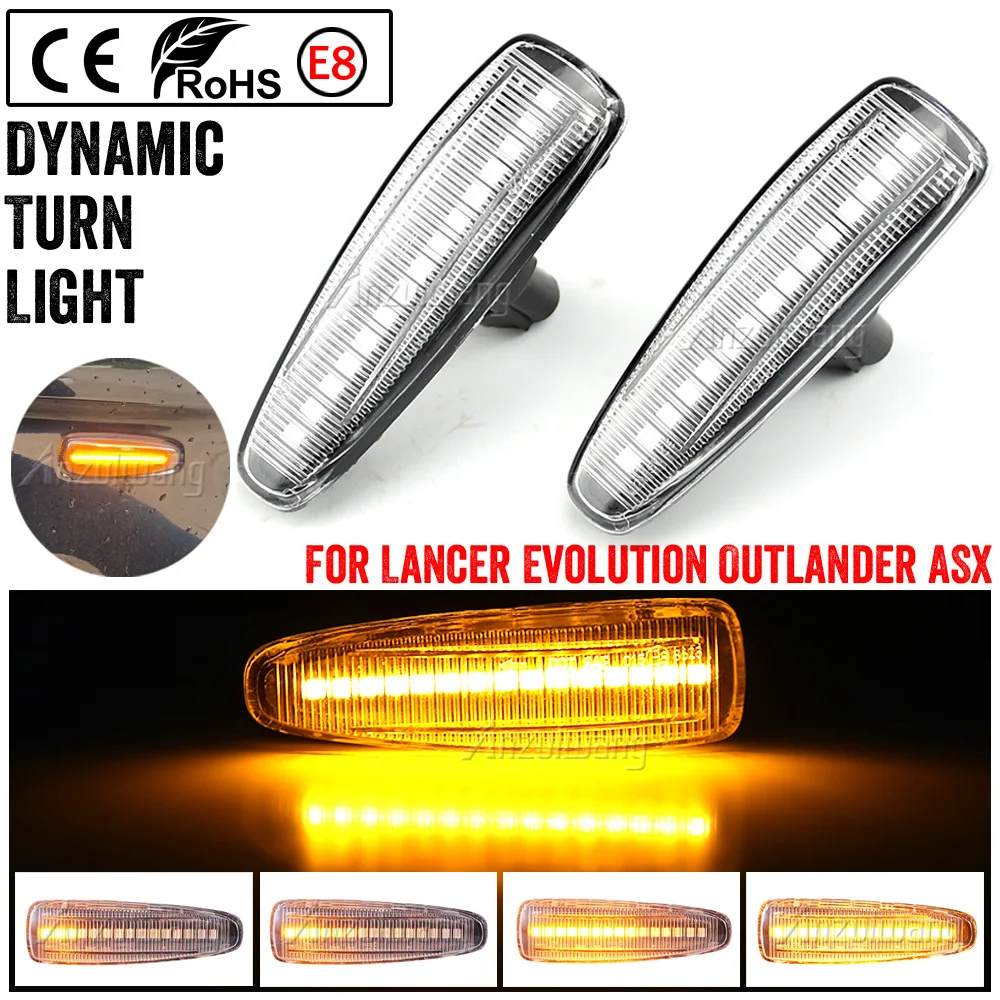 Mitsubishi Luces LED dinámicas de giro - Outlander