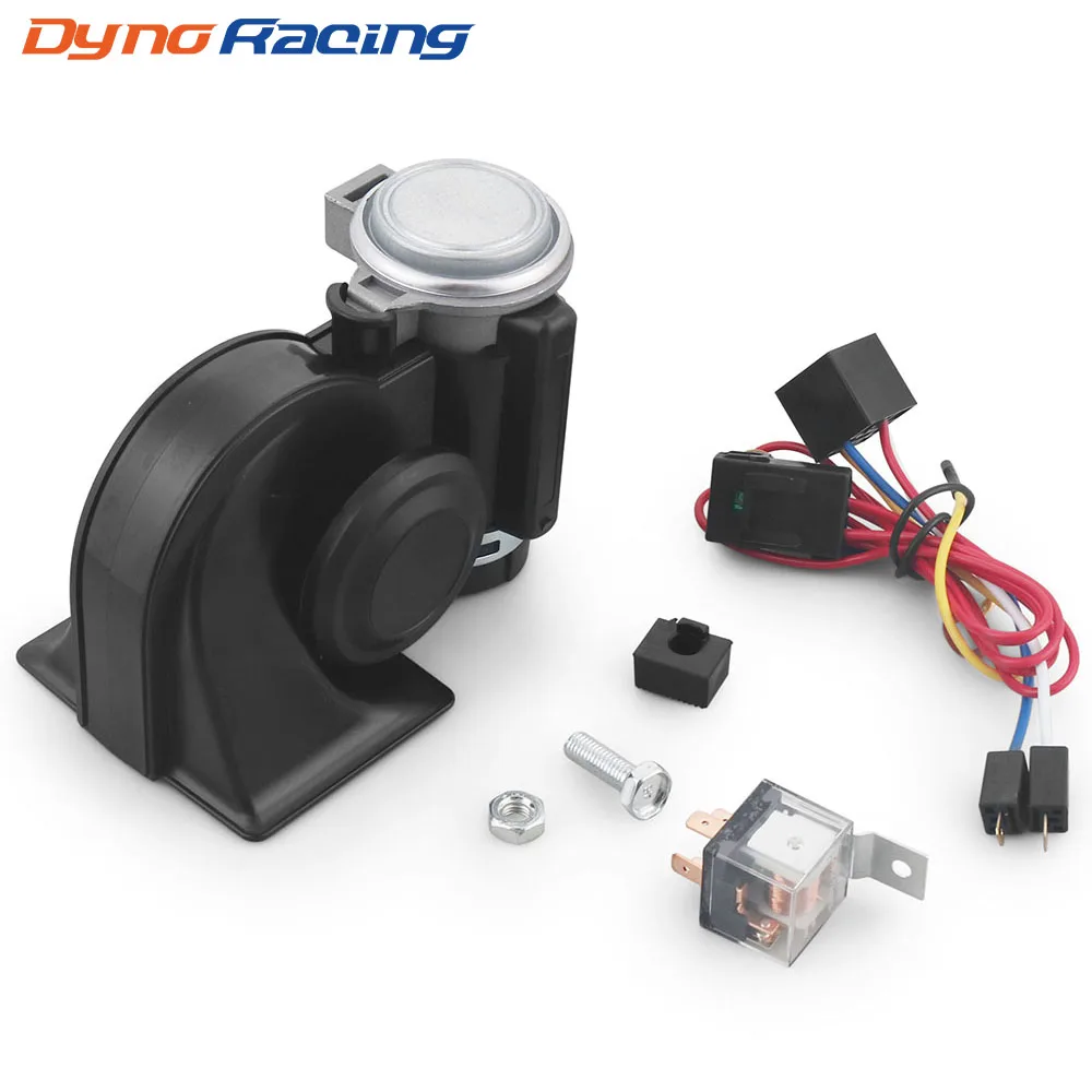 Bocina de aire comprimido 12V doble tono – compatible coche camión moto