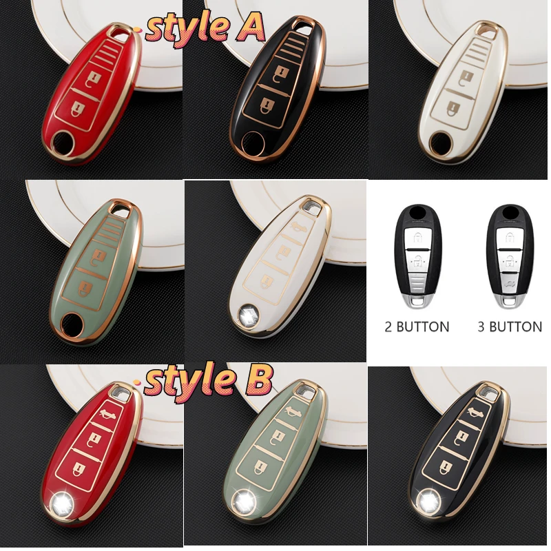Funda de llave Suzuki en TPU efecto cuero – Baleno, Swift y Vitara
