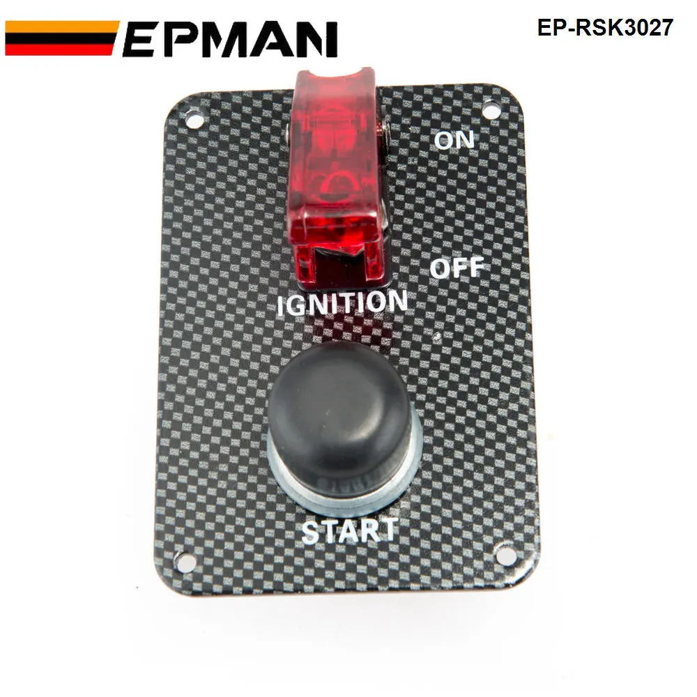 Botón de arranque EPMAN con cubierta roja, pulsador competición - imagen 4
