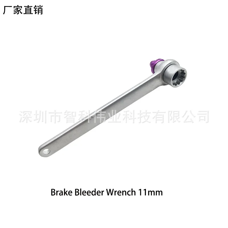 Herramienta purga frenos acero con llave – coche, camión y moto - imagen 2
