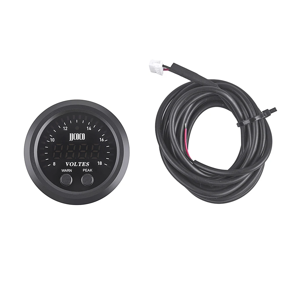 Voltímetro digital 12V ultrafino con pantalla LED para coche y moto - imagen 5