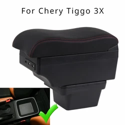 Consola central con reposabrazos LED y USB Chery Tiggo 3X