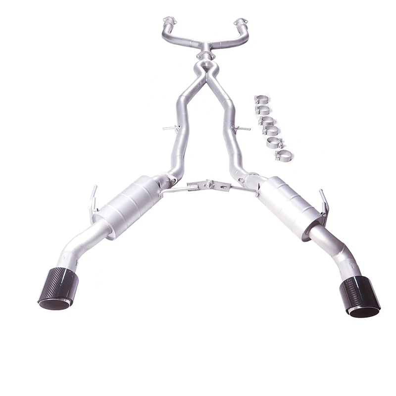 GFC Sistema de escape catback con válvula para Infiniti Q50 3.0T