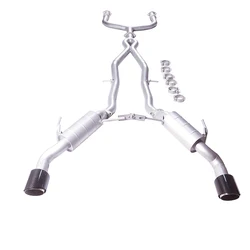 GFC Sistema de escape catback con válvula para Infiniti Q50 3.0T