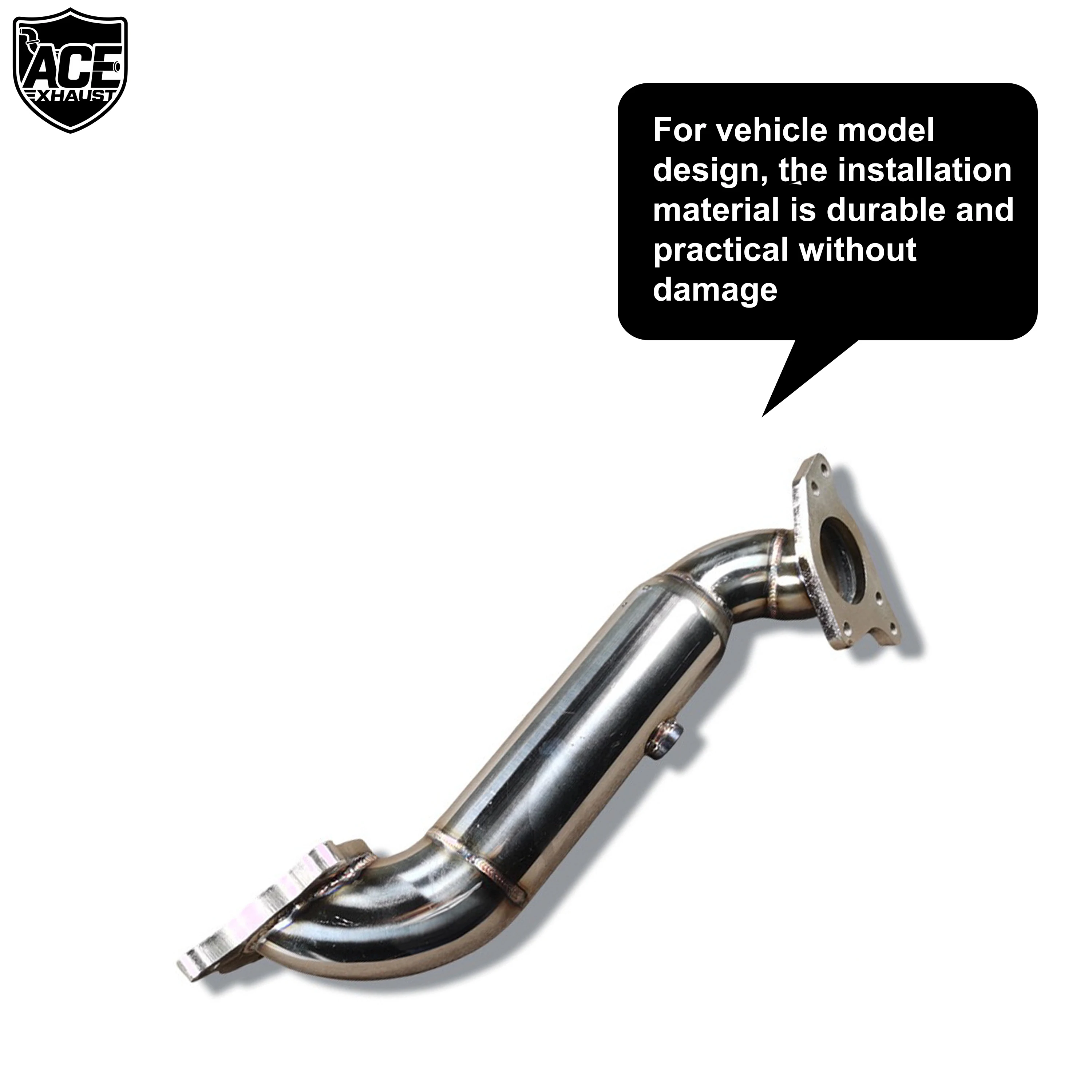ACE Escape de flujo libre para Honda Civic Type R FL5 con catalizador - imagen 4